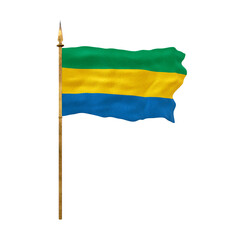 Background for designers. National Day. National flag  of Gabon