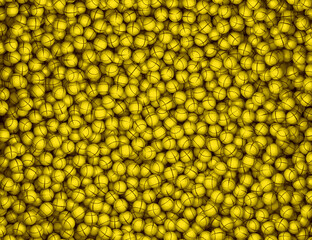 3D render of abstract spheres - abstract background