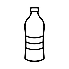 water bottle icon vector logo template