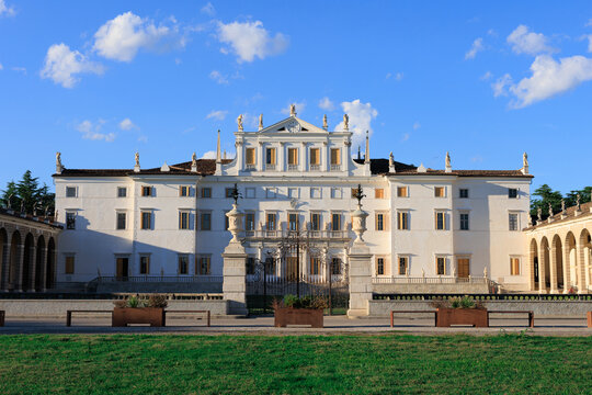 Codroipo Italy.  September 19_2022 Villa Manin entrance gate. Codroipo Udine Friuli