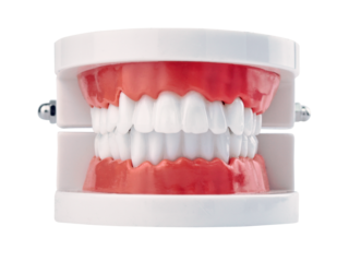 Gebiss Modell Zahnarzt geschlossen