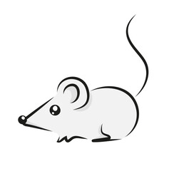 Mysz ilustracja mouse illustration © Monika Janiak-Klicha