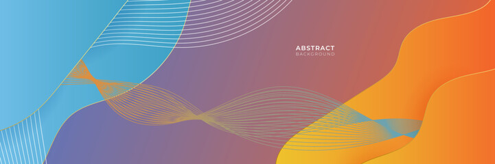 Gradient colorful abstract background