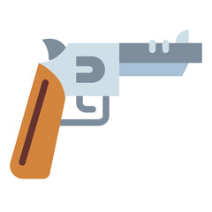 gun flat icon style