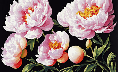 Fototapeta na wymiar pink lotus flowers