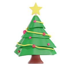 Tree Christmas Christmas 3D Illustration