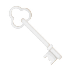 little secret key flat vector illustration. Collection of door key isolated on white background. Protection, security, safety