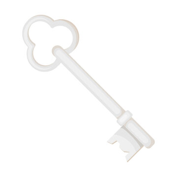 recommend clip art: little secret key flat vector illustration. Collection of door key isolated on white background. Protection, security, safety