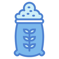 fertilizer two tone icon style