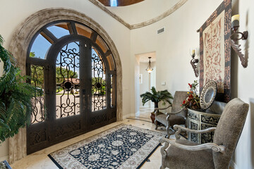 Luxury home entrance 