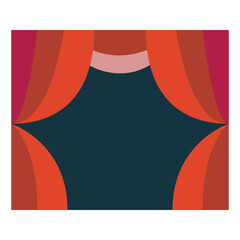 theater flat icon style