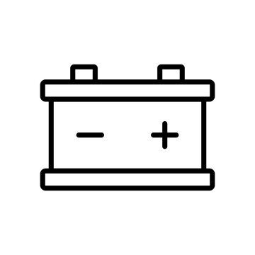 acu battery outline icon