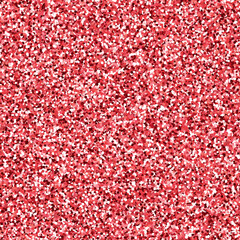 Red Glitter, Vector Texture Seamless Pattern