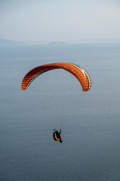 paraglider in the sky