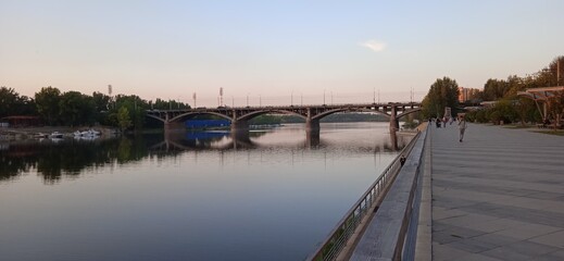 bridge over the river