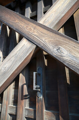 金戒光明寺　高麗門の板組　京都市左京区黒谷