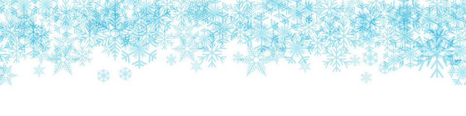 Fototapeta na wymiar Vector Winter Background. A cold Christmas with snowfall and ice crystals banner