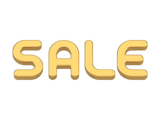 Isometric gold premium sale promo message glossy metallic business deal 3d icon realistic