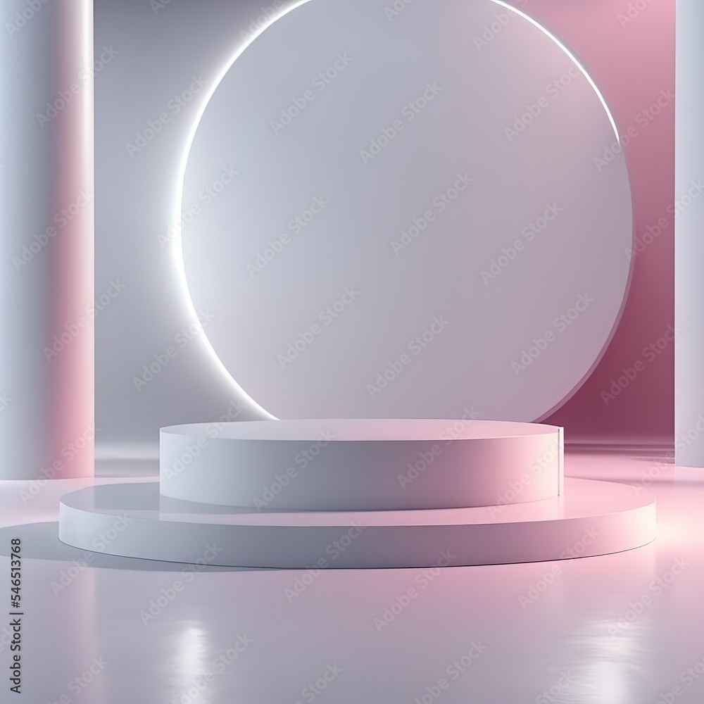 Aufkleber abstract scene background. digital stand for gadgets, scene. dark template for presentation modern e