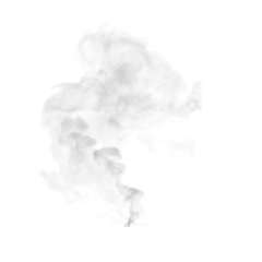 Foto op Plexiglas Rook smoke on white background transparent
