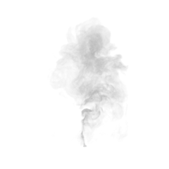 Zelfklevend Fotobehang smoke isolated on transparent background © Sandaru