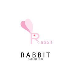easter bunny rabbit Rabbit logo template vector icon symbol illustration