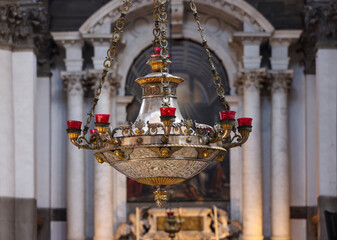  Santa Maria Della Salute was built as a votive offering for the city's deliverance from the...