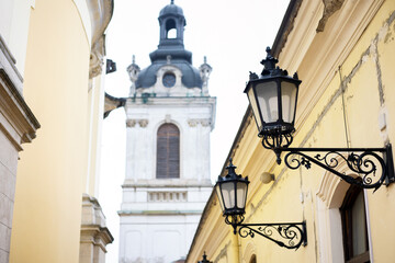 Fototapeta na wymiar Archcathedral Cathedral of St. George in Lviv