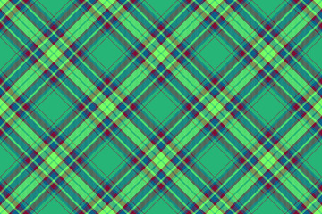 Check seamless texture. Background fabric vector. Pattern textile plaid tartan.