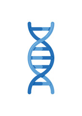Dna icon isolated on white background. DNA concept.