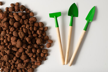 Instruments for home transplanting flower pot. Gardering