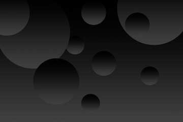 black background with sphere