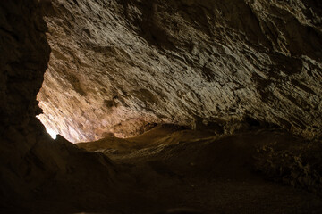 inside the cave