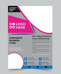 Professional business flyer design template for business