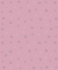 Neutral background with big and small flowers and leaves, light flowers, dark flowers, baby fashion, rapport,