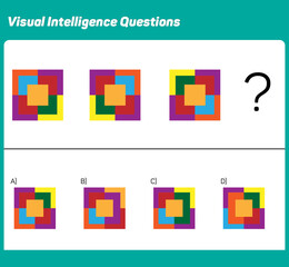 Visual intelligence questions IQ TEST, visual intelligence questions. Find the missing, Find the missing piece