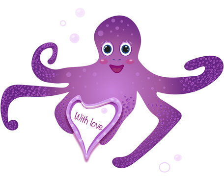 Lilac octopus