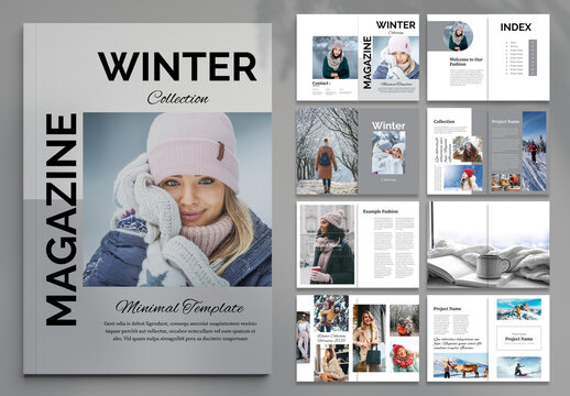 Winter Magazine Layout