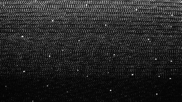 TV Static Noise Glitch Effect &ndash; Original Video from a vintage CRT cathode-ray tube Television