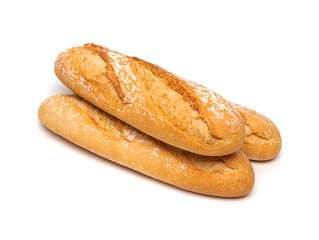 Baguette isolated on a white background