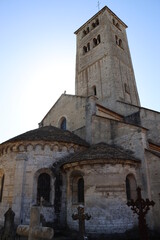Fototapeta na wymiar church in Burgundy, Chapaize 