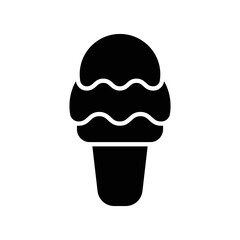 ice cream icon vector cute style