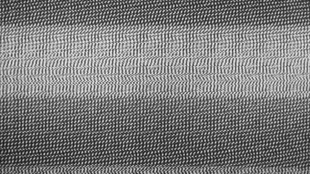 TV Static Noise Glitch Effect &ndash; Original Video from a vintage CRT cathode-ray tube Television