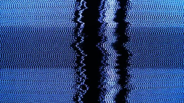 TV Static Noise Glitch Effect &ndash; Original Video from a vintage CRT cathode-ray tube Television