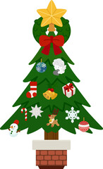 クリスマスツリー01+