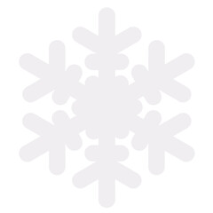 snowflake on white background