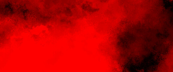 Grunge dark red and black textured painted background with abstract old dirty concrete stone wall, red background with watercolor vintage texture, valentines day color paper or website design.