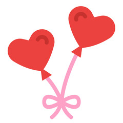 balloon love romantic valentine icon