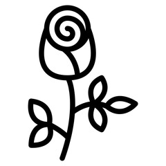 rose love dating flower icon