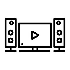 Fototapeta premium Home Cinema